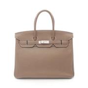 Hermès Vintage Pre-owned Laeder handvskor Gray, Dam