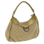 Gucci Vintage Pre-owned Canvas gucci-vskor Beige, Dam