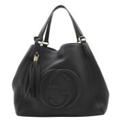 Gucci Vintage Pre-owned Laeder gucci-vskor Black, Dam