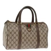 Gucci Vintage Pre-owned Laeder gucci-vskor Beige, Dam