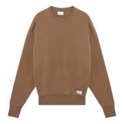 Saint Laurent Crew Neck Tröja Beige, Dam