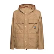 Moncler Beige Jacka Day-Namic Rutor Stil Beige, Herr