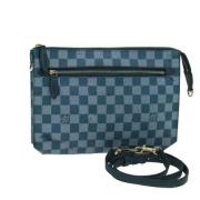 Louis Vuitton Vintage Pre-owned Canvas kuvertvskor Blue, Dam