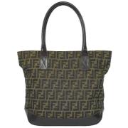 Fendi Vintage Pre-owned Canvas fendi-vskor Black, Dam