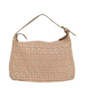 Fendi Vintage Pre-owned Canvas fendi-vskor Pink, Dam