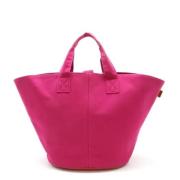 Hermès Vintage Pre-owned Canvas totevskor Pink, Dam