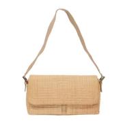 Bally Pre-owned Pre-owned Canvas axelremsvskor Beige, Dam