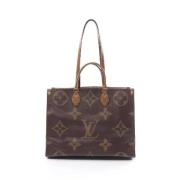 Louis Vuitton Vintage Pre-owned Canvas handvskor Brown, Dam