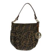 Fendi Vintage Pre-owned Canvas fendi-vskor Brown, Dam