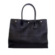 Yves Saint Laurent Vintage Pre-owned Laeder totevskor Black, Dam