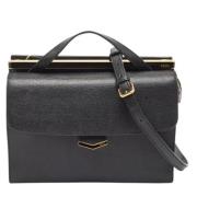 Fendi Vintage Pre-owned Laeder fendi-vskor Black, Dam