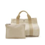 Hermès Vintage Pre-owned Canvas totevskor Beige, Dam