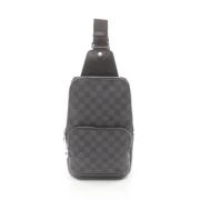 Louis Vuitton Vintage Pre-owned Canvas axelremsvskor Black, Herr