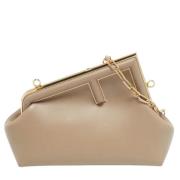 Fendi Vintage Pre-owned Laeder fendi-vskor Beige, Dam