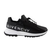 Givenchy Svarta läderhöga sneakers Black, Herr