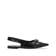 Givenchy Voyou Slingback Ballerinaskor Black, Dam