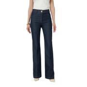 Guess Denim Palazzo Chino Byxor Blue, Dam