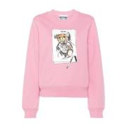 Moschino Casual Sweatshirt 181C Pink, Dam