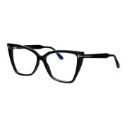 Tom Ford Stiliga Optiska Glasögon Ft5844-B Black, Dam