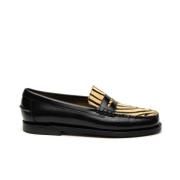 Sebago Vild Vamp Stil Skor Black, Dam