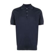 Brunello Cucinelli Polo Shirts Blue, Herr