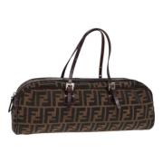 Fendi Vintage Pre-owned Canvas fendi-vskor Brown, Dam