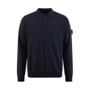 Stone Island Ghost RWS Polo i Blå Blue, Herr