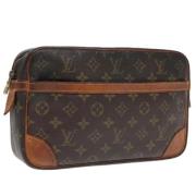 Louis Vuitton Vintage Pre-owned Canvas kuvertvskor Brown, Dam