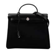 Hermès Vintage Pre-owned Canvas handvskor Black, Dam