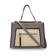 Fendi Vintage Pre-owned Laeder fendi-vskor Gray, Dam