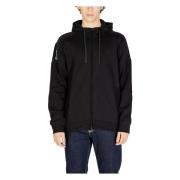 Emporio Armani EA7 Herr Sweatshirt Höst/Vinter Kollektion Black, Herr