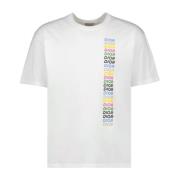 Dior Logo Print Herr T-shirt White, Herr