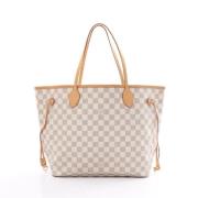 Louis Vuitton Vintage Pre-owned Canvas axelremsvskor White, Dam