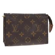 Louis Vuitton Vintage Pre-owned Canvas necessrer Brown, Dam