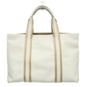 Bottega Veneta Vintage Pre-owned Canvas totevskor Beige, Dam