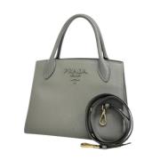 Prada Vintage Pre-owned Laeder prada-vskor Gray, Dam