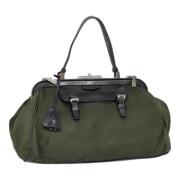 Prada Vintage Pre-owned Nylon prada-vskor Green, Dam