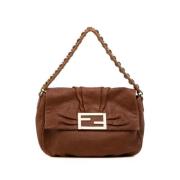 Fendi Vintage Pre-owned Laeder fendi-vskor Brown, Dam