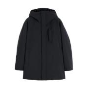 Aspesi Teknisk Twill Parka i Svart Black, Herr