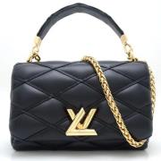 Louis Vuitton Vintage Pre-owned Laeder handvskor Black, Dam