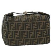 Fendi Vintage Pre-owned Nylon fendi-vskor Brown, Dam