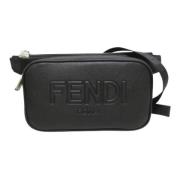 Fendi Vintage Pre-owned Laeder fendi-vskor Black, Dam