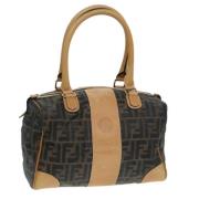 Fendi Vintage Pre-owned Canvas fendi-vskor Brown, Dam