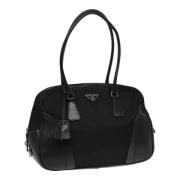 Prada Vintage Pre-owned Nylon prada-vskor Black, Dam