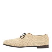 Dolce & Gabbana Pre-owned Pre-owned Raffia lgskor Beige, Herr