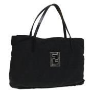 Fendi Vintage Pre-owned Canvas fendi-vskor Black, Dam