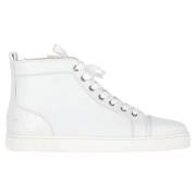 Christian Louboutin Pre-owned Pre-owned Laeder sneakers White, Herr