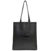 Fendi Vintage Pre-owned Laeder fendi-vskor Black, Dam