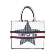 Dior Vintage Pre-owned Canvas totevskor White, Dam