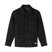 A.p.c. Emile Patch Jacka i Svart Black, Herr